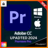 Lifetime Activation of Adobe Premiere Pro 2024 For Win10/11 (INSTANT DELIVERY)