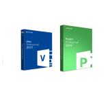 MS Project Professionnel and MS Visio Pro 2019 for 1 PC