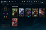 League of Legends Account with +288 Skins (cracked account but impossible to lose access)