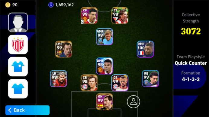 3072 Strength/ HOT LEGENDARY TEAM(Cristiano Ronaldo,Fernando Torres,Iniesta,Beckenbauer,Casillas,Totti,Cruyff,Gullit,Julio Caesa,Vieira-EF40