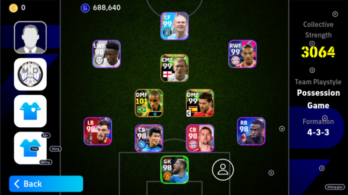 3064 Strength/BEST LEFT BACK-Roberto Carlos-Epic(Carlos,Scholes,Xabi Alonso,Ochoa,Sali,Chanathip,Arhan)-Legendary(Olive,Inzaghi,Rivaldo-EF38