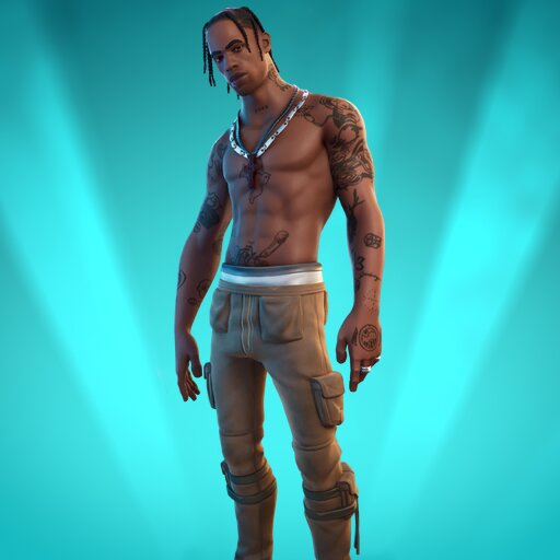 Fortnite Account Travis Scott 112 Skins (ONLY PC)