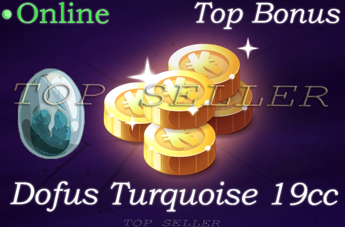 [ Allisteria . Top Seller ] : Dofus Turquoise +19 coup critique + bonus - livraison 5 minutes