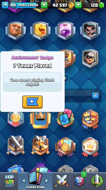 (Android/iOS) KT14 - lvl40 - Cards107/120 - Max Card 7 _lvl 13 card 3 /Emote 37 / skin tower 2