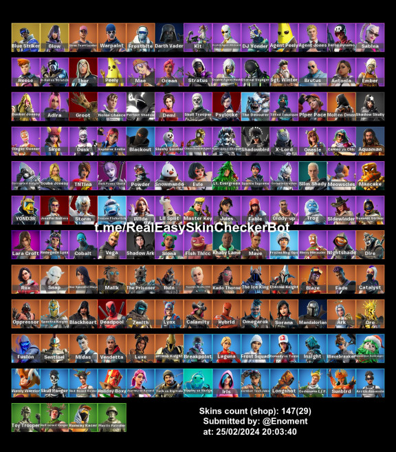 147 skins glow Skull Trooper . Double Agent Wildcard . Chaos Double Agent . Corrupted Insight . Candy Axe Y115
