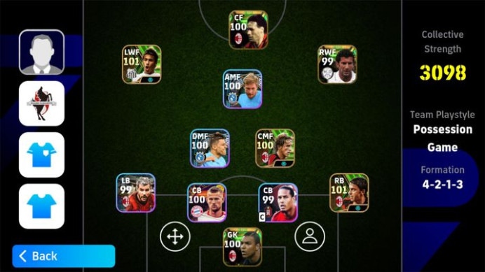 3098 Strength/High Rate-Epic(Basten,Neymar,Figo,Ambrosini,Dida,Petr Cech,Lizarazu)-Special Card(Kane,Kimmich,Kubo,Rashford,Choupo,Inzaghi)-EF49