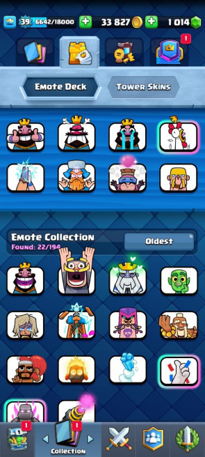 (Android/iOS) KT13 - lvl 39 - Cards106/120 - Max Card 10 _lvl 13 card 2 /Emote 2 / skin tower 2