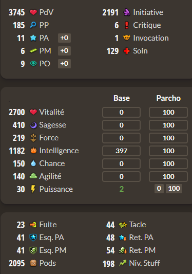 imagiro : Eniripsa Feu Soin 6 PO lvl 199 + Top bonus - livraison 5 minutes 