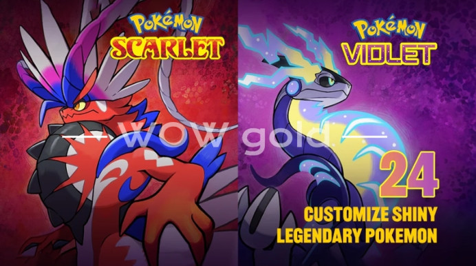 Pokemon Scarlet and Violet - Customize Shiny Legendary Pokemon x24 - GLOBAL