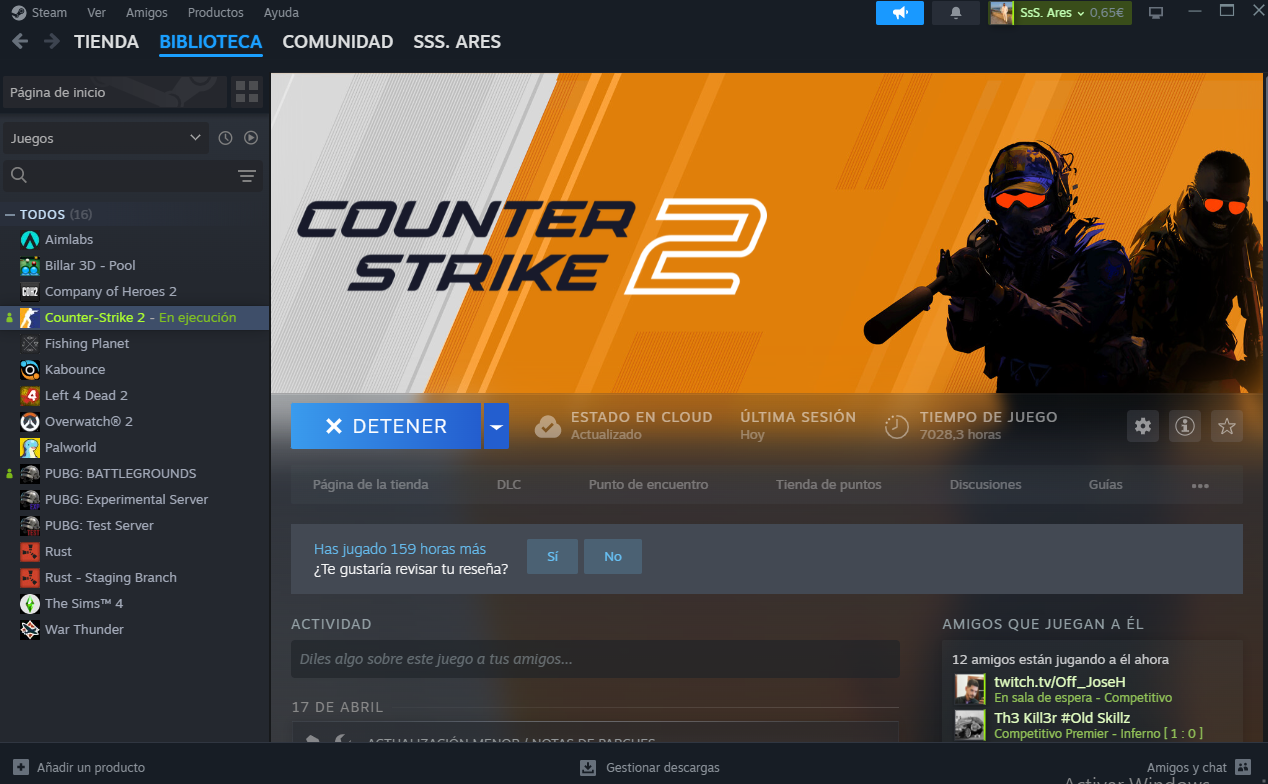 19ELO 7K HOURS| FACEIT ACTIVE LEVEL 5| RUST AND PALWORD AND