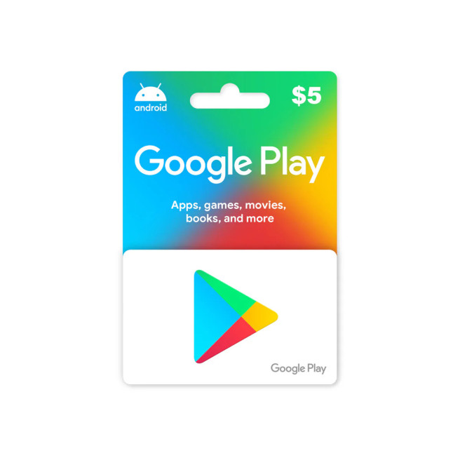 Google Play Gift Card 5$
