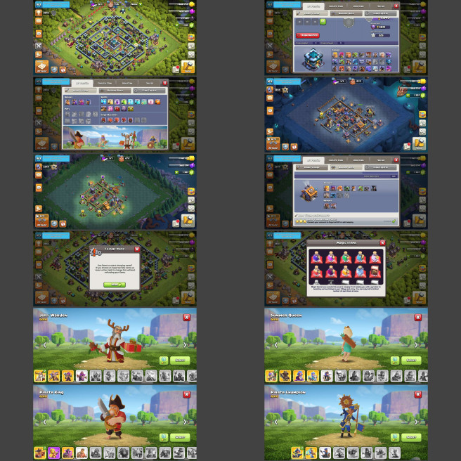 ■TH:13 (+65%) ■Heroes: K68 Q67 P30 W50 C24 ■Skins:12 ■Gems:1306 ■BH:9 ■Full Access ■Instant Delivery ■A6513