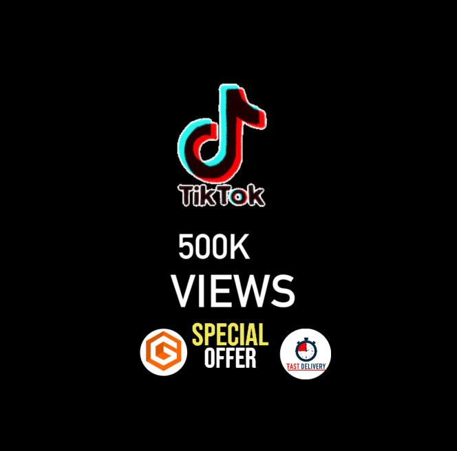 TikTok 500.000 Tiktok Views / Fast Delivery / TikTok Views
