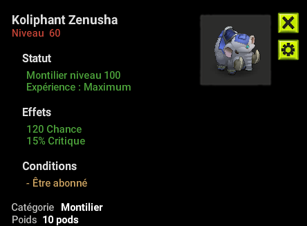 Hellmina : Koliphant de Tarkaj lvl 100 + Top Bonus - Delivery 5 minutes 