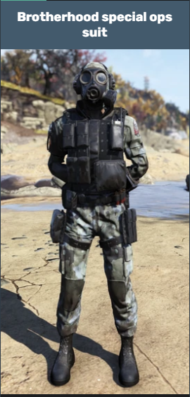 Brotherhood Special Ops Suit [apparel]