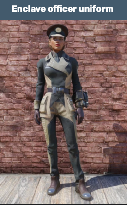 Enclave Officer Uniform + Hat [apparel]