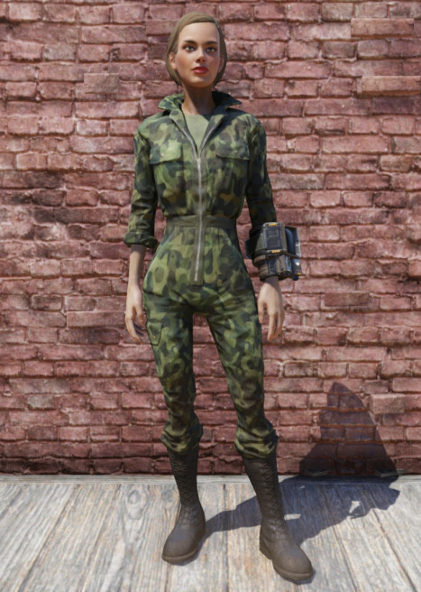 Forest Camo Jumpsuit [apparel]