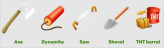 a farm with 3000-3500+ Clearing Land Tools [Saws - Axes - Shovels-Dynamite-TnT] one of your choice "FAST DELIVERY"