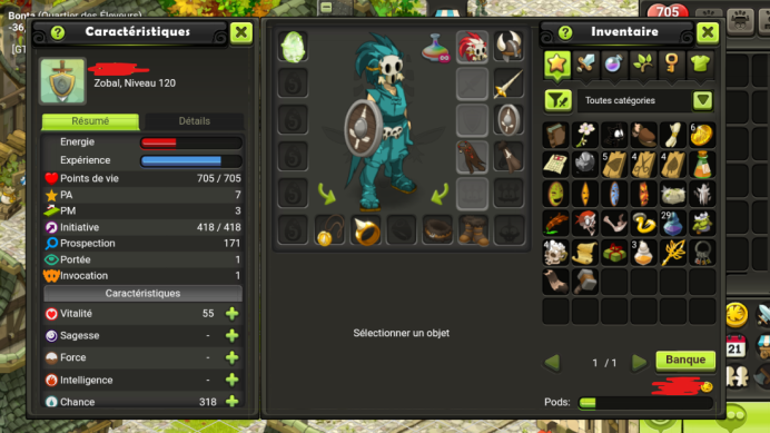 Zobal lvl 122 ( Serveur Kelerog ) !! Jamais Certifie, 100% Safe