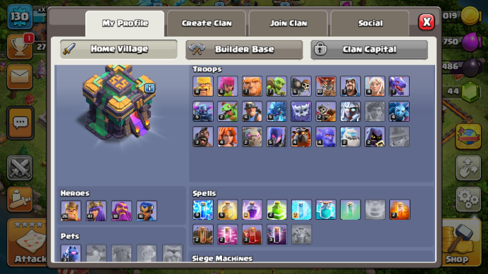 TH14/LVL130/HERO 26-41-18-16/WALL LVL 11-12/44 GEMS №2624