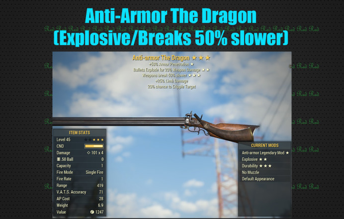Anti-Armor The Dragon (Explosive/Breaks 50% slower)