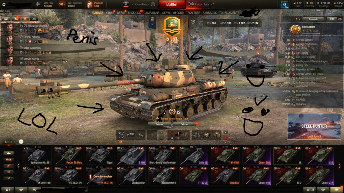 WoT EU3 Big Account QUICKSELL CHEAP! Over 60k Battles and more!