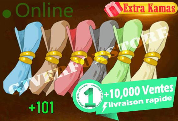 Boune>x1 [ Parchotage +101 ( element au choix ) ] + Extra Kamas Bonus - livraison 5 minutes