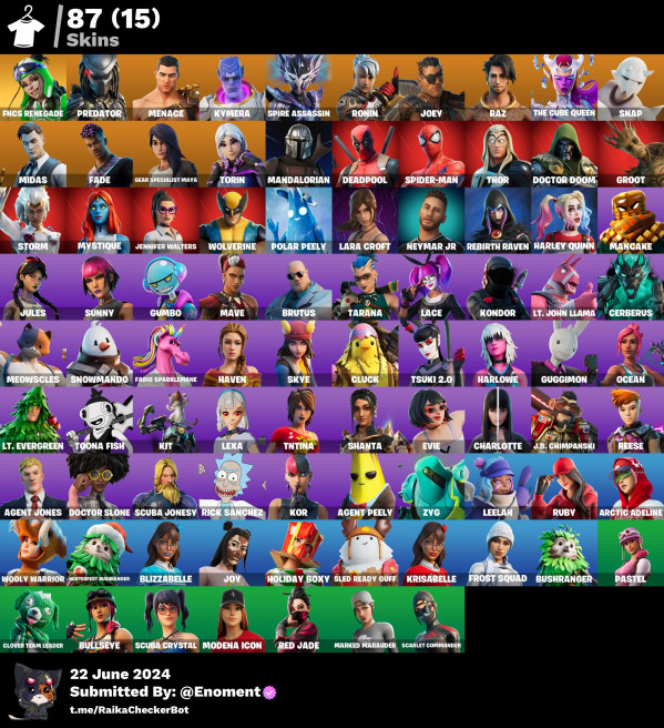 [PC/PSN/XBOX/NINTENDO] 87 skins () Spider-Man /DZz123
