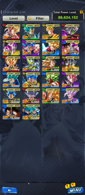 Good Acc-4 UL(Gohan+Goku Ui+Vegito Blue)+22 LF(God SS Goku&Vegeta+Vegeta&Goku+Beast Gohan+SS Gogeta+SS Vegito+Goku&Frieza+)-Good Equipment-DR522
