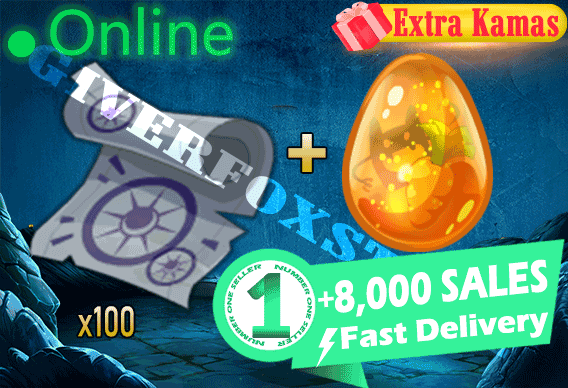 Talkasha>[ Kit Parchotage +100 Sagesse ] + Dofus Cawotte Bonus - Fast Delivery