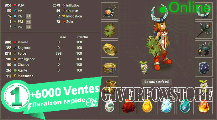  Orukam>[Panoplie lvl 200 terre opti]  + Parchotage tout les  elements