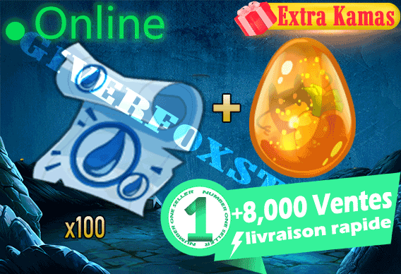 Orukam>[ Kit Parchotage +100 Chance ] + Dofus Cawotte Bonus - Livraison 5 minutes
