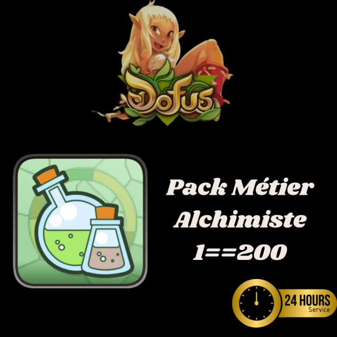 Pack Metier Alchimiste Dofus 1 a 200 - Draconiros
