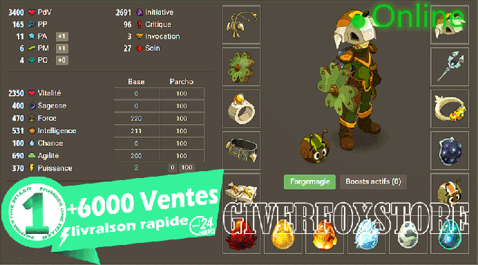 Imagiro>[Stuff multi element do crit lvl 200] +10,000,000 kamas BONUS