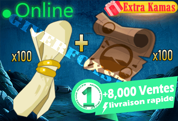 Imagiro>[ x100 Parchotage doree + Prchemin Force ] +BONUS - Livraison Rapide