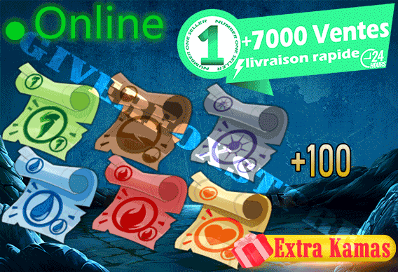 Tylezia>[ Kit parchotage +100 All elements ] + dofus cawotte + dofus dokoko +Bonus - livraison 5 minutes