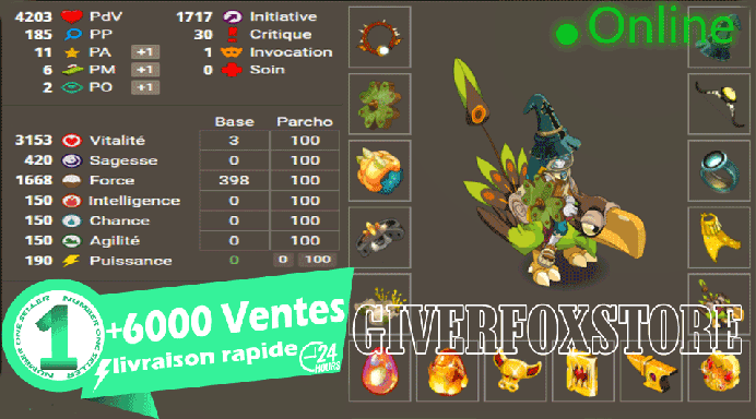  Tylezia>[ Panoplie lvl 200 terre opti ] + Parchotage tout les elements