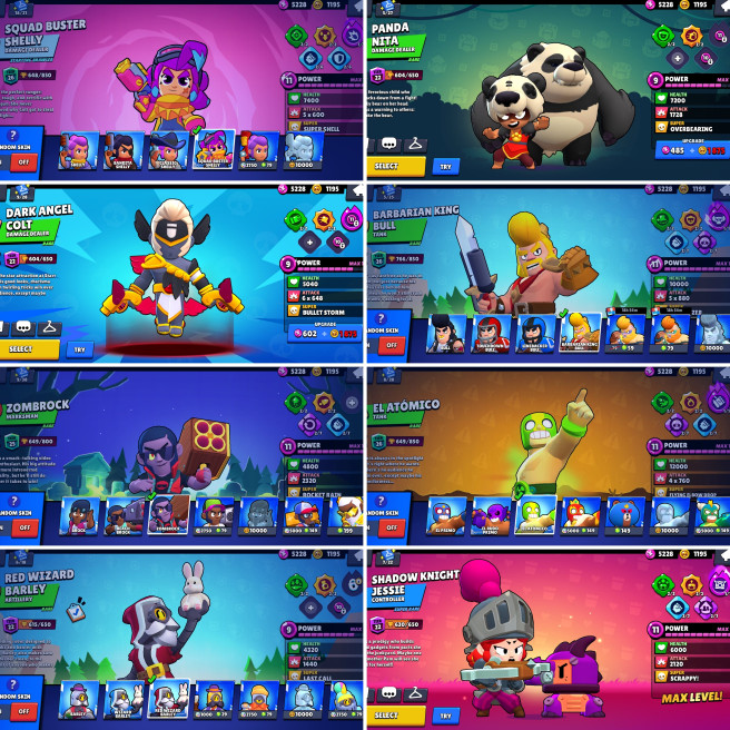 80 BRAWL 45K THROPY | 81 SKINS | 24 MAX POWER - iGV