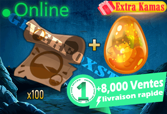 Tylezia>[ Kit Parchotage +100 Force ] + Dofus Cawotte Bonus - Livraison 5 minutes