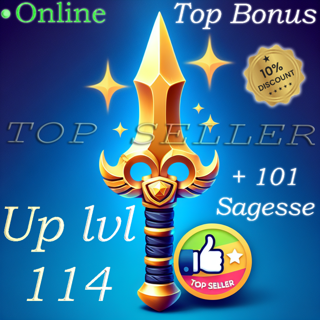 boune : Commande pl ( up lvl 114 )  + Parchotage 101 sagesse + Top Bonus