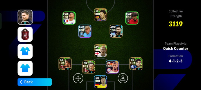 Messi pack, Maldini, B.White(free), Best Balanced Id for Sale 