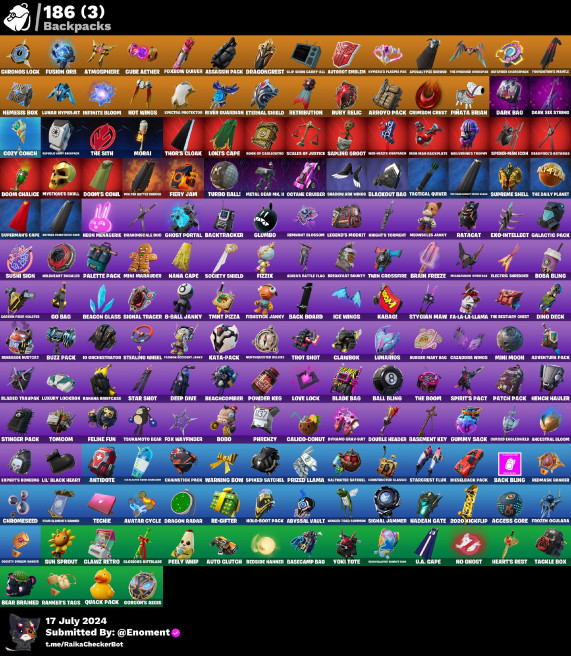 [PC] 166 skins / John Wick + Dark Bomber + Breakpoint . Kymera / Spider-Man . Ghoul Trooper /CK25