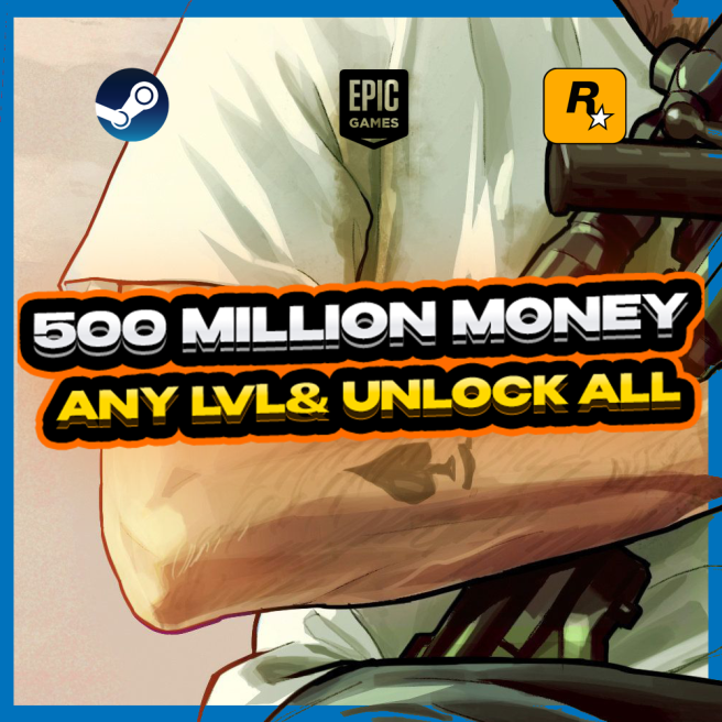 Enhanced and Legacy [PC] EGS/STEAM/ROCKSTAR | 500 Millions All Unlock Any Rank Level | Fast and Safe | SAFE METHOD
