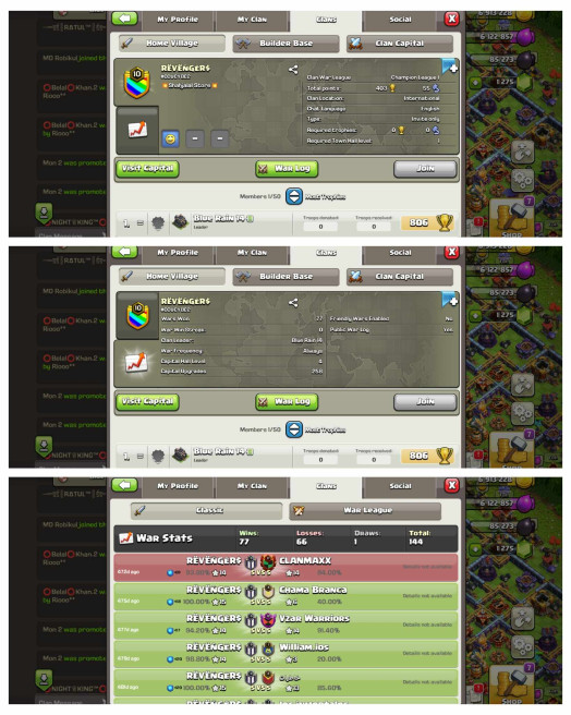 Champion-1_Clan Name:Revengers_Positive War Log_Capital Hall-4
