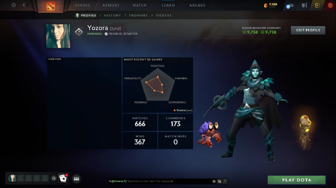 41lvl = Behavior: 9758 = classement précédent: Crusader 1 (1540 - 1693 MMR) = no vac = 1221 hours