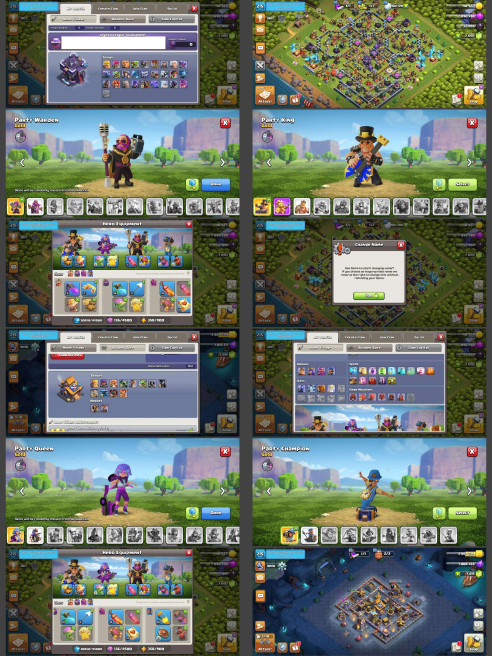 ■TH:15 (+60%) ■Heroes: K43 Q63 P50 W58 C26 ■Skins:5 ■Gems:7000 ■BH:10 ■SW:1531 ■Full Access ■Instant Delivery ■A6716