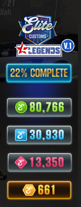 Elite Tokens (80K Green + 30K Blue + 10K Red + 600 Yellow Tokens) |||