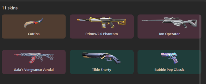 11SKINS/Catrina/Prime//2.0 Phantom/KNIFE