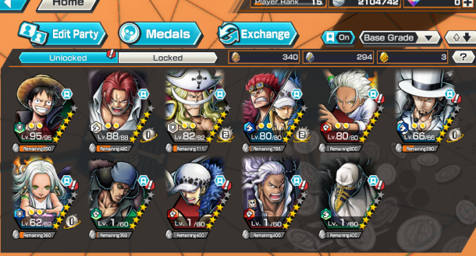 IOS+Android-5 Ex(New Shank V4+Lucci+S-Snake+White Beard+Kid Law)-S-Hawk+Jabra+Robin+Alber+Nice Items+Medal-BR119