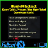 Plans for Backpack Skins [Bundle 6 Plans][Camo/Safari/Princes/Blue Ridge]